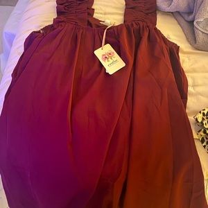 Entro ruffle sleeve dress